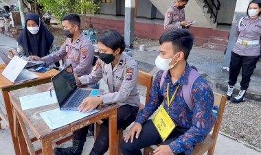 1.894-Casis-Bintara-Polri-Polda-NTT-Jalani-Facematching-Sebelum-Ujian-Akademik