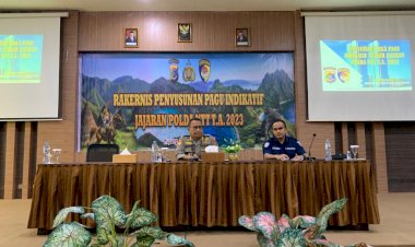 Capaian-Sasaran-Kinerja-Satker,-Birorena-Polda-NTT Gelar-Rakernis-Penyusunan-Pagu-Indikatif-T.A.-2023