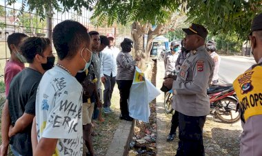Gelar-Ops-Bina-Kusuma,-Personel-Ditbinmas-Polda-NTT-Beri-Pesan-Kamtibmas--Kepada-Masyarakat