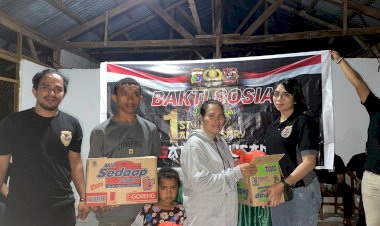 Genap-Satu-Tahun-Pengabdian,-Leting-4945-Polda-NTT-Gelar-Aksi-Kemanusiaan-di-dua-Panti-Asuhan