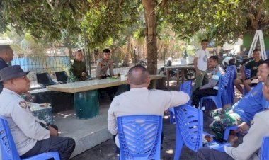 Hari-Pertama-Bertugas,-Kapolsek-Aimere-Ipda-Rizaldi-Haris-Silaturahmi-ke-Koramil-Aimere-di-Ngada