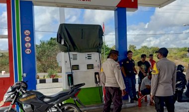 Antisipasi-Kenaikan-Harga-Bahan-Bakar-Minyak,-Polsek-Pantai-Baru-Galakkan-Patroli