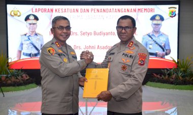 Polda-NTT-Gelar-Laporan-Kesatuan-dan-Penandatanganan-Memori-Serah-Terima-Jabatan-Kapolda