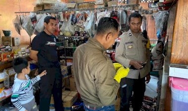 Terima-Laporan-Dugaan-Tindak-Pidana-Pencurian,-Polres-TTU-Turun-Lakukan-Olah-TKP