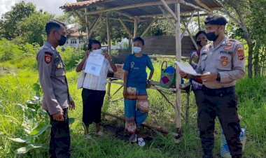 Ops-Aman-Nusa-II,-Personel-Polsek-Nagawutung-Terus-Tingkatkan-Patroli-Dialogis,-Himbauan-Kamtibmas-dan-Protkes