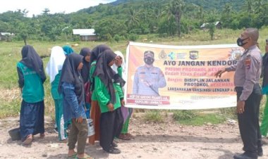 Ops-Aman-Nusa-II,-Polsek-Buyasuri-Lakukan-Himbauan-Protkes-Kepada-Pelajar-MTS.