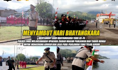 Kenang-Jasa-Para-Pahlawan,-Polres-Ende-Laksanakan-Upacara-Ziarah-dan-Tabur-Bunga-di-Dermaga-Ende