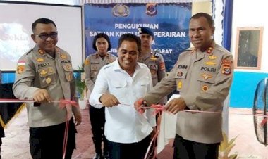 Tingkatkan-Pelayanan-Kepada-Masyarakat,-Kapolda-NTT-Kukuhkan-Satpolair-Polres-Mabar