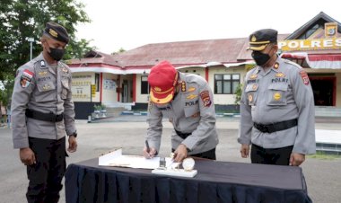 Polres-TTU-Terima-35-Orang-Siswa-Latja-Bintara-Polri-Gelombang-II-Tahun-2022