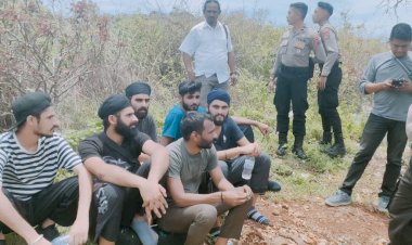 Enam-Orang-Imigran-Asal-India-dan-ABK-Kapal-Diamankan-di-Polres-Rote-Ndao