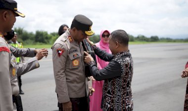 Kunjungan-Kerja-di-Wilkum-Polres-Ngada,-Kapolda-NTT-Disambut-Forkopimda-Ngada