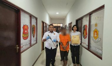 Satreskrim-Polres-Ende-Tahan-Tersangka-Kasus-Pemerkosaan-Terhadap-Anak-Kandung