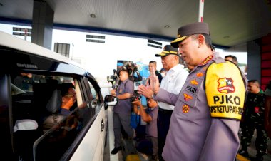 Tinjau-Mudik-di-Jateng,-Kapolri-Instruksikan-Mantapkan-Sosialisasi-Rekayasa-Lalin-dan-Pengaturan-Rest-Area