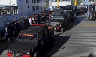 Amankan-KTT-Asean,-Ribuan-Personel-Polda-NTT-Mulai-Berangkat-ke-Labuan-Bajo