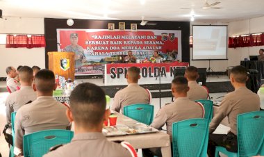 Sarapan-Pagi-Bersama,-Kapolda-Ingatkan-Siswa-SPN-Polda-NTT-untuk-Pegang-Teguh-Nilai-Nilai-Pancasila,-Tribrata-dan-Catur-Prasetya