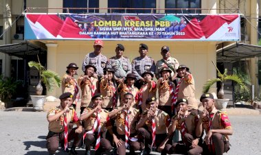 Lomba-Kreasi-PBB-di-Polda-NTT,-Dua-Sekolah-Ini-yang-Berhasil-Meraih-Juara