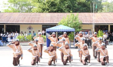 Meriahkan-Hari-Bhayangkara-ke-77,-Polda-NTT-Gelar-Lomba-Patroli-Keamanan-Sekolah