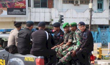 Peringatan-Hari-Buruh-Kondusif,-TNI-Polri-Sumba-Barat-Laksanakan-Patroli-Gabungan