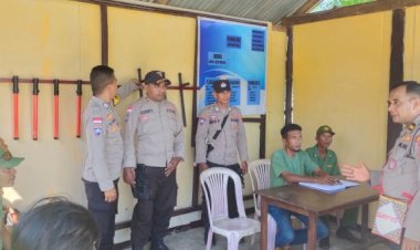 Tekan-Gangguan-Kamtibmas,-Kasat-Binmas-Polres-Rote-Ndao-Sambangi-dan-Cek-Pos-Siskamling