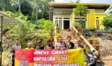 Dengarkan-Langsung-Keluhan-Masyarakat,-Kasium-Polsek-Loli-Gelar-Jum’at-Curhat-Bersama-Warga