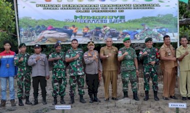 Polres-Belu-Bersinergi-dengan-TNI-dan-Pemerintah-Tanam-Mangrove-di-Pesisir-Pantai-Raikatar
