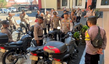 Pastikan-Kesiapan-Logistik-Jelang-Hadapi-Pemilu,-Biro-Logistik-Polda-NTT-Supervisi-di-Polres-Manggarai