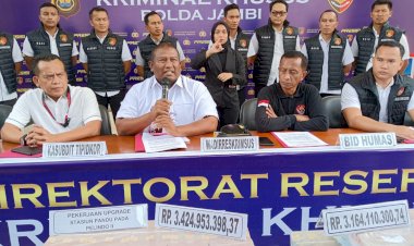 Polda-Jambi-Bongkar-Dugaan-Korupsi-Proyek-Stasiun,-5-Orang-Jadi-Tersangka
