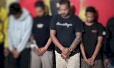 Ancam-warga-dengan-senjata-tajam,-4-pemuda-di-Kota-Kupang-dibekuk-saat-mabuk-miras