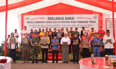 Elemen-Masyarakat-di-NTT-Deklarasikan-Pemilu-Damai-2024
