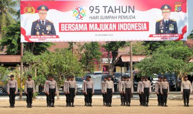 Dengan-Semangat-Kolaborasi,-Polda-NTT-Gelar-Upacara-Peringatan-Hari-Sumpah-Pemuda-ke-95-tahun-2023