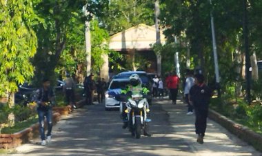 Satgas-Kamseltibcarlantas-Polda-NTT-Amankan-Rute-Kampanye-Capres:-Patroli-dan-Pengawalan