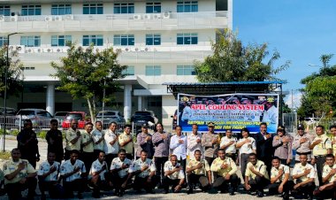 Peringati-HUT-Satpam-ke-43,-Satpam-Binaan-Ditbinmas-Polda-NTT-Gelar-Apel-Cooling-System-dan-Ziarah-di-TMP-Dharma-Loka