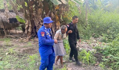 Polda-NTT-Bergerak-Cepat:-Evakuasi-Korban-Erupsi-Gunung-Lewotobi-di-Lewodulen