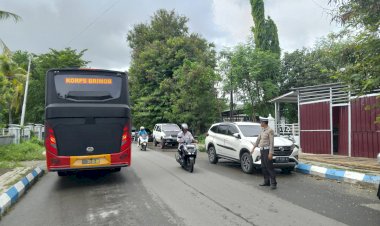 Satgas-Kamseltibcarlantas:-Garda-Terdepan-Menjaga-Kelancaran-dan-Keamanan-Pemilu-di-Kota-Kupang