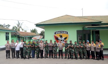 Kapolda-NTT-Kunjungi-Kodim-1621/TTS:-Mempererat-Sinergi-Antara-TNI-dan-Polri