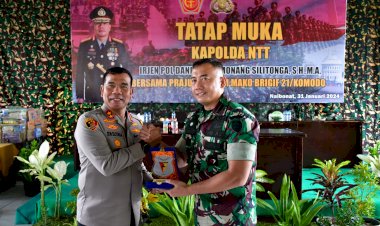 Kapolda-NTT-Kunjungi-Mako-Brigif-21/Komodo:-Momentum-Sinergi-dan-Kehangatan-Bersama-Prajurit-TNI