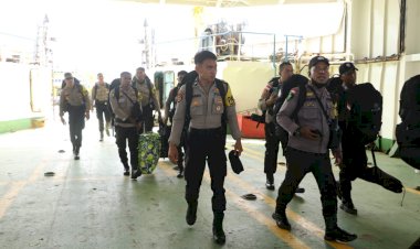 Polda-NTT-Lepas-36-Personel-OMB-Turangga-Pam-TPS-di-Kabupaten-Ende