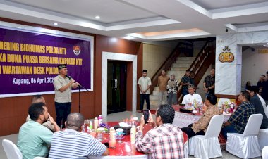 Kapolda-Gelar-Buka-Puasa-Ramadan-Bersama-Wartawan-Desk-Polda-NTT