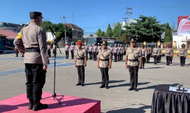 Polres-Sumba-Barat-Gelar-Upacara-Pelantikan-dan-Serah-Terima-Jabatan-Kasat-Reskrim-dan-Kapolsek-Umbu-Ratu-Nggay