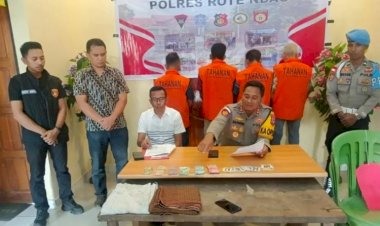 Penggerebekan-Judi-Kartu-di-Rote-Ndao,-Empat-Pelaku-Diamankan-Pihak-Kepolisian