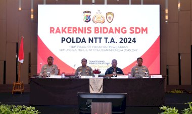 Tingkatkan-Efisiensi-Menuju-SDM-Unggul-dan-Indonesia-Emas-2045,-Biro-SDM-Polda-NTT-Gelar-Rakernis