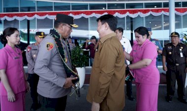Kunker-ke-Polres-Manggarai-Barat,-Kapolda-NTT-Disambut-Hangat-Forkopimda-Setempat