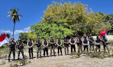 TNI-Polri-Gelar-Patroli-Perbatasan-Jelang-Kunjungan-Paus-Fransiskus-di-Timor-Leste