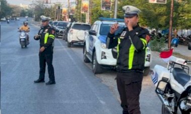 Pengawalan-Ketat-dan-Rekayasa-Lalu-Lintas:-Satgas-Kamseltibcarlantas-Pastikan-Tahapan-Kampanye-Lancar