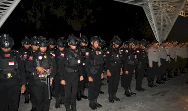 Gabungan-Satgas-Ops-Mantap-Praja-Turangga-Gelar-Pengamanan-Debat-Kedua-Paslon-Gubernur-NTT