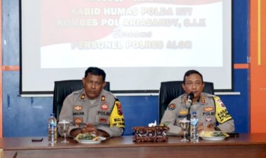 Supervisi-di-Polres-Alor,-Kabidhumas-Polda-NTT:Setiap-Anggota-Polri-Cerminan-Citra-Kepolisian