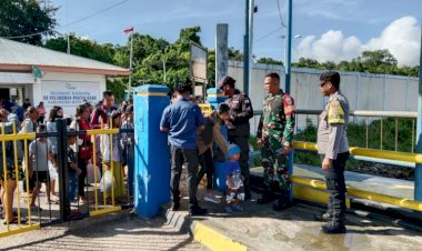 Sinergitas-Pengamanan-Personel-Polsek-Pantai-Baru-Dan-Koramil-1627-02-Pantai-Baru