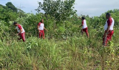 Dukung-Ketahanan-pangan,-Polres-TTS-Pembersihan-Lahan-Persiapan-Penanaman-Jagung-Serentak