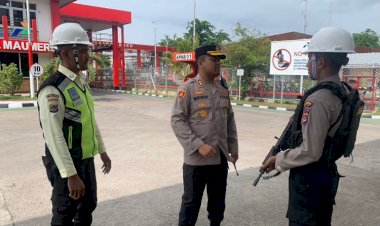 Kapolres-Sikka-Tinjau-Kesiapan-Pengamanan-Objek-Vital,-Dapat-Apresiasi-dari-Pimpinan-Obvit