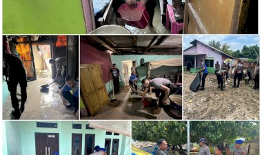 Ditpolairud-Polda-NTT-Bergerak-Cepat,-Pulihkan-Wilayah-Terdampak-Banjir-Rob